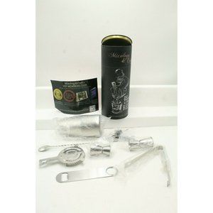 Mixology & Craft 8 Piece Professional Barware Set Stainless Steel